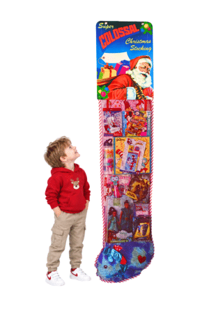 Christmas Stocking With Toys - 6 Foot Standard