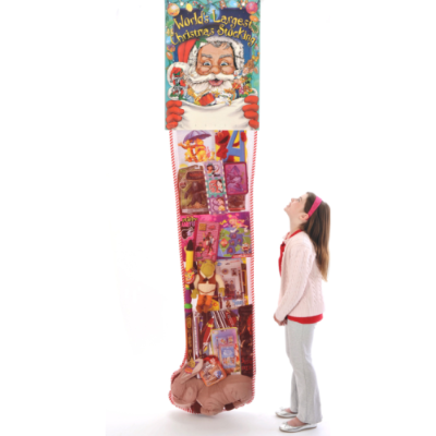 Christmas Stocking With Toys - 8 Foot Deluxe