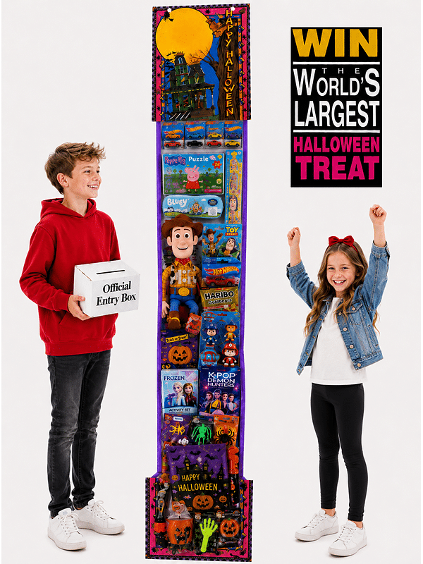6 Foot Deluxe Halloween Stocking With Toys