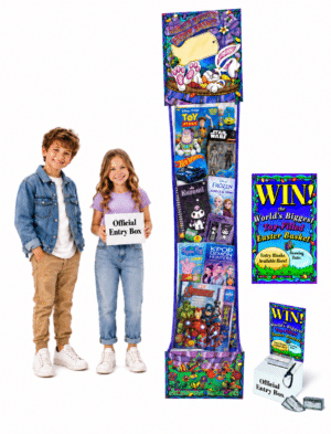 6 Foot Tall Standard Easter Basket With Toys
