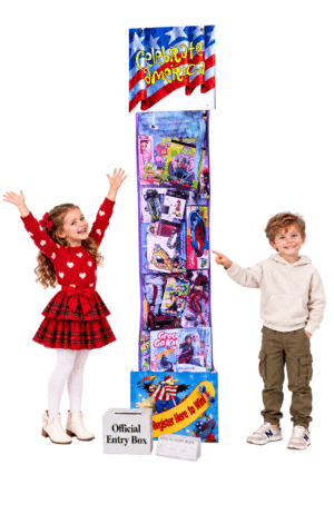 8 Foot Deluxe 4th of July Stocking With Toys