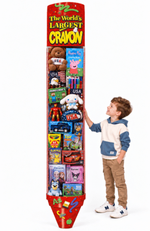8 Foot Deluxe Crayon Stocking With Toys