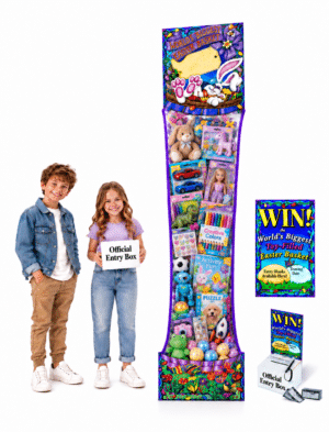 8 foot Tall Standard Easter Basket With Toys