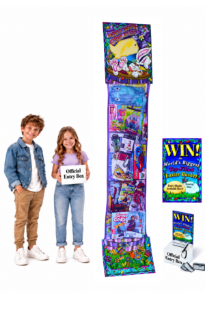 8 foot Tall Standard Easter Basket With Toys