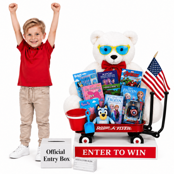 Giant Summer Fun Teddy Bear With Toys