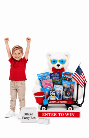 Giant Summer Fun Teddy Bear With Toys